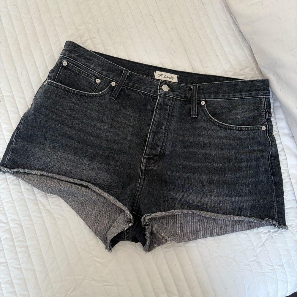 Madewell Women's Dark Gray Jean Shorts
